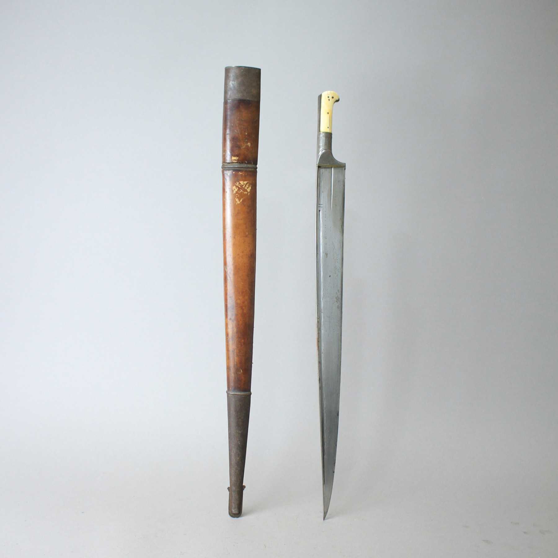 Fine and Complete Khyber Sword in Semi Mil. Scabbard