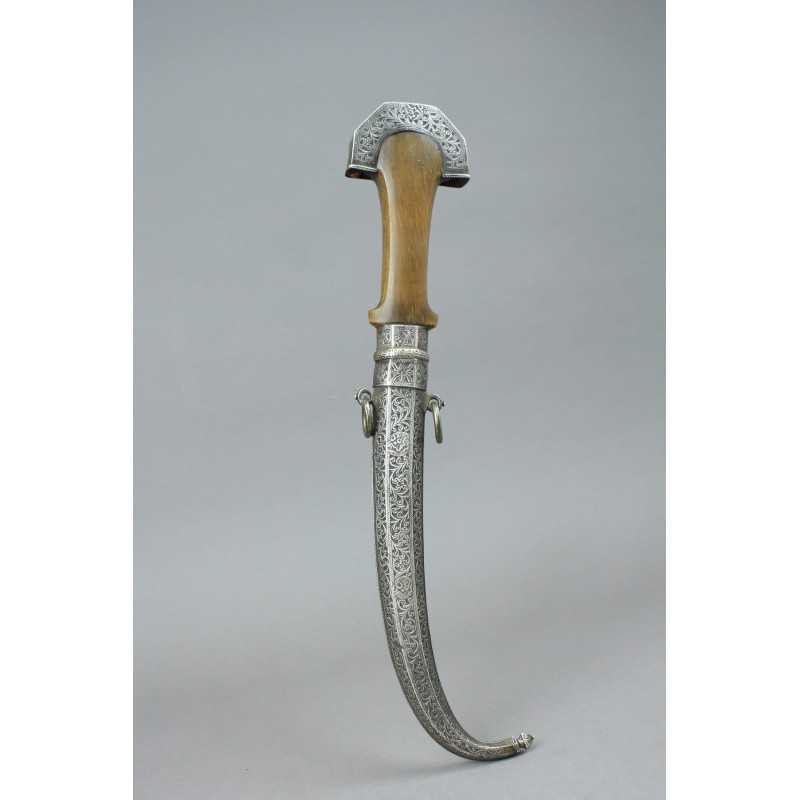 Fine Moroccan Koumaya Dagger Hanzer Style. Dated 1307