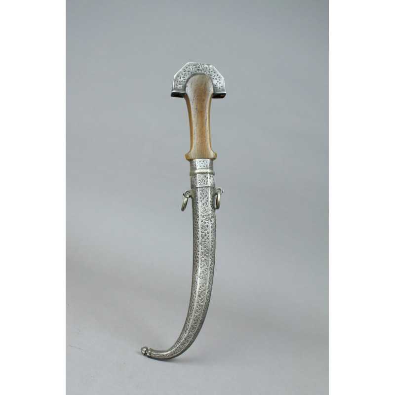 Fine Moroccan Koumaya Dagger Hanzer Style. Dated 1307