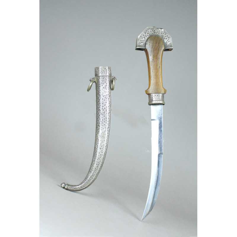 Fine Moroccan Koumaya Dagger Hanzer Style. Dated 1307