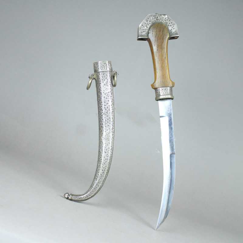 Fine Moroccan Koumaya Dagger Hanzer Style. Dated 1307
