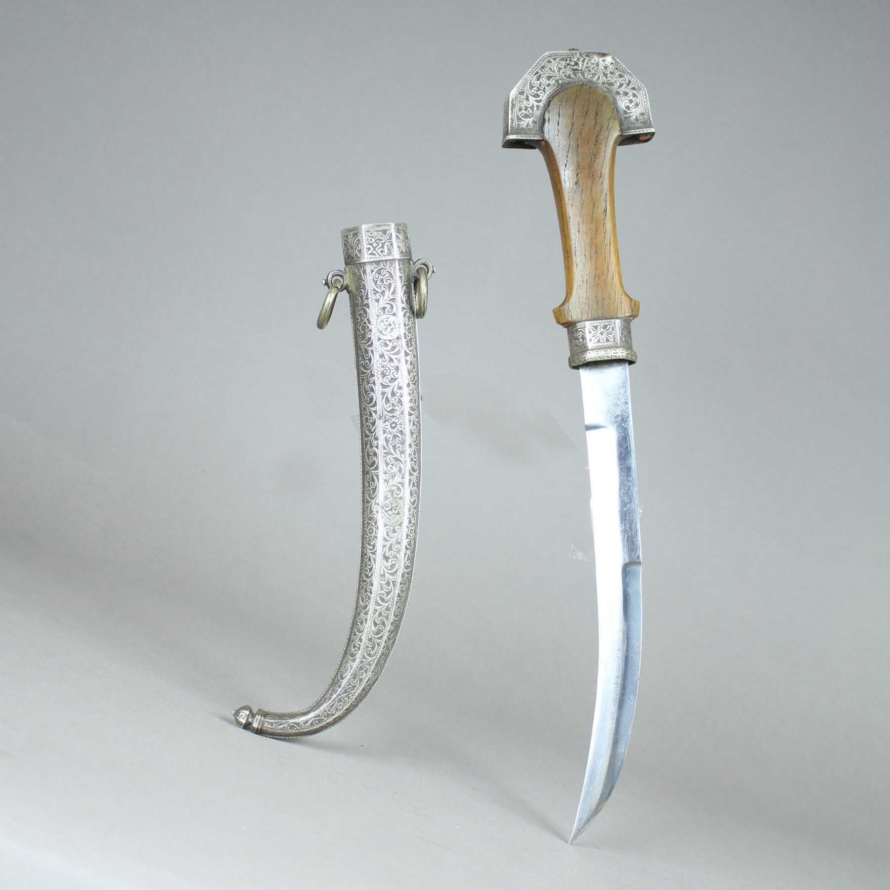 Fine Moroccan Koumaya Dagger Hanzer Style. Dated 1307