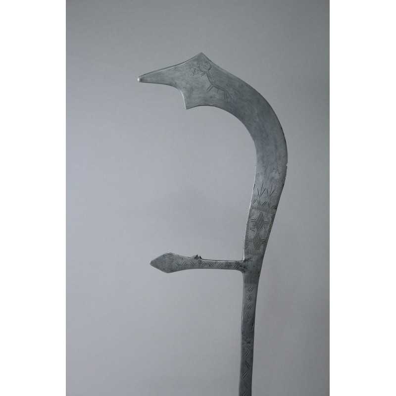 Large Ingessana Throwing Knife with Important Provenance, Sudan