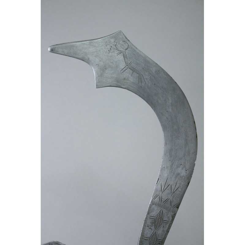 Large Ingessana Throwing Knife with Important Provenance, Sudan