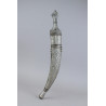 Very Early Silver Mounted Daharia (Sabiki سبيكة) Dagger Dated 1271 (1853)