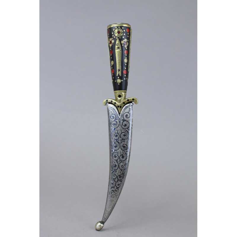 Fine Khanjar Dagger from Jezzine, Lebanon with Emblem of the Freemasons