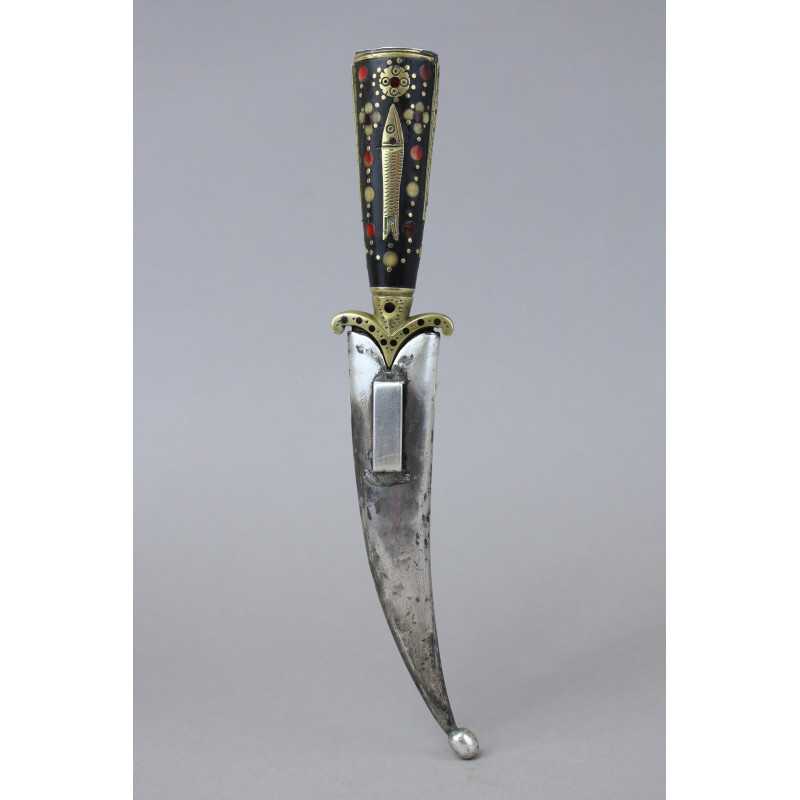 Fine Khanjar Dagger from Jezzine, Lebanon with Emblem of the Freemasons