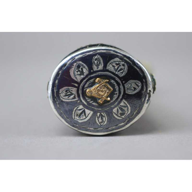 Fine Khanjar Dagger from Jezzine, Lebanon with Emblem of the Freemasons