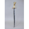 Long Early Knife from Sri Lanka with a Lion Head Handle